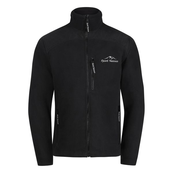Kurtka polarowa męska Fjord Nansen Storm X-Block. Czarne kurtki męskie FJORD NANSEN, m, bez wzorów, z polaru, sportowe, bez kaptura. Za 699.99 zł.