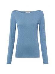 Marc O'Polo koszulka z długim rękawem Kobiety Bawełna niebieski, XL. Niebieskie t-shirty damskie Marc O´Polo, xl, bez wzorów, z bawełny, bez kołnierzyka. Za 139.95 zł.