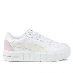 Buty damskie sportowe platformy Puma CALI COURT LTH WNS. Białe buty sportowe na co dzień damskie Puma, bez wzorów. Za 239.00 zł.