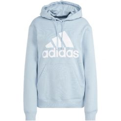 Bluza damska adidas Essentials Big Logo Regular Fleece Hoodie. Białe bluzy bez kaptura damskie Adidas, m, bez wzorów, bez ramiączek, bez kaptura. Za 219.00 zł.