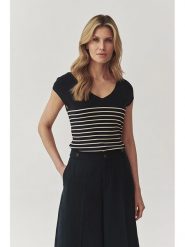 TATUUM Koszulka w kolorze czarnym rozmiar: S. Czarne bluzki damskie Tatuum, s, bez wzorów, bez kołnierzyka. Za 109.78 zł.