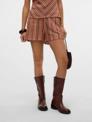 Vero Moda Szorty w kolorze beżowym ze wzorem rozmiar: L. Brązowe szorty damskie Vero Moda, bez wzorów. Za 61.60 zł.