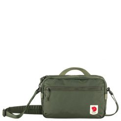 Torba Fjallraven High Coast Crossbody. Zielone torebki klasyczne damskie Fjällräven, bez wzorów, bez dodatków. Za 269.99 zł.