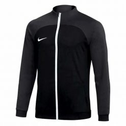 Męska Kurtka Dresowa Academy Pro DriFIT. Czarne kurtki męskie Nike, m, bez wzorów, z dresówki, bez kaptura. Za 119.00 zł.
