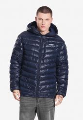 Kurtka turystyczna męska Prosto Synthetic. Niebieskie kurtki męskie Prosto., m, z aplikacjami, z poliamidu, bez kaptura. Za 190.99 zł.