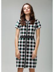 4funkyflavours Sukienka "FInd The Way" w kolorze czarno-białym rozmiar: L. Czarne sukienki damskie 4funkyflavours, l, bez wzorów, bez kołnierzyka, bez ramiączek, mini. Za 191.42 zł.