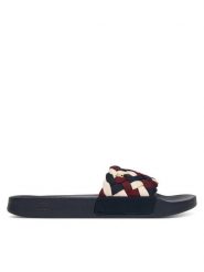 Tommy Hilfiger Klapki Th Braided Pool Slide FW0FW09203 Kolorowy. Klapki damskie Tommy Hilfiger, bez wzorów, z materiału, bez obcasa. Za 209.99 zł.