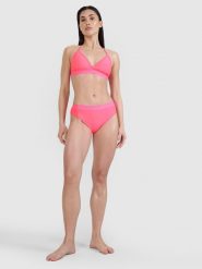 4F Dół od bikini damski - różowy S. Czerwone bikini damskie 4f, bez wzorów. W wyprzedaży za 39.99 zł.