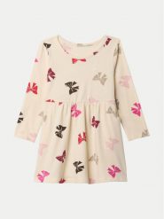 Gap Sukienka codzienna 646806 Beżowy Regular Fit. Brązowe sukienki dziewczęce GAP, bez wzorów, z bawełny, bez ramiączek. Za 89.99 zł.