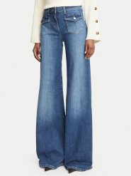 Elisabetta Franchi Jeansy PJ-18N-66E2-V420 Niebieski Wide Leg. Niebieskie jeansy damskie Elisabetta Franchi. Za 1,799.00 zł.