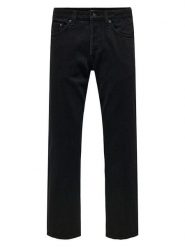 ONLY & SONS Dżinsy "Onsedge" - Regular fit - w kolorze czarnym rozmiar: W33/L32. Czarne jeansy męskie Only & Sons. Za 78.66 zł.