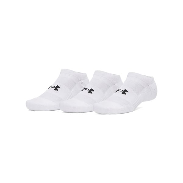 Under Armour UA PERFORMANCE COTTON 3PK NS Skarpetki unisex. Białe skarpetki damskie Under Armour, bez wzorów, z bawełny. W wyprzedaży za 48.99 zł.