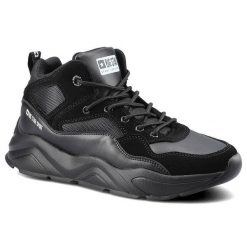 Czarne Sneakersy Big Star Damskie Sportowe Półbuty. Czarne półbuty damskie Big Star, bez wzorów, z materiału, retro, bez obcasa, na płaskiej podeszwie. Za 155.00 zł.