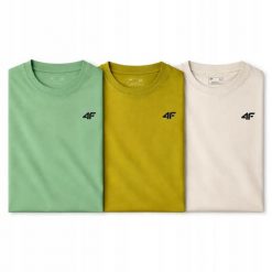 T-SHIRT MĘSKI 4F KOSZULKA LIMITOWANA KOMPLET ZESTAW 3 SZTUKI 3XL M3948 SS26. T-shirty sportowe męskie 4f, m, z bawełny, bez ramiączek, na fitness i siłownię. Za 113.50 zł.