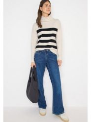 Cecil Golf w kolorze kremowo-czarnym rozmiar: XL. Brązowe golfy damskie Cecil, xl, bez wzorów, bez ramiączek. Za 139.20 zł.