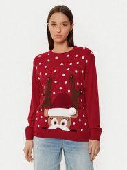 Ysabel Mora Sweter 70029 Czerwony Regular Fit. Czerwone swetry klasyczne damskie ysabel mora, xl, z syntetyku, bez kołnierzyka. Za 129.99 zł.