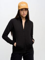 Bluza damska ze stójką czarna Chita 906. Czarne bluzy bez kaptura damskie Big Star, l, z bawełny. W wyprzedaży za 179.99 zł.