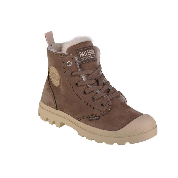 Buty sportowe Sneakersy damskie, Palladium Pampa Hi Zip WL. Brązowe buty sportowe na co dzień damskie Palladium, bez wzorów, z gumy, trekkingowe. Za 479.99 zł.