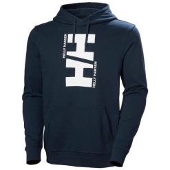 Bluza z kapturem Helly Hansen Core Graphic. Niebieskie bluzy z kapturem męskie Helly Hansen. Za 379.00 zł.