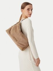 LOVE MOSCHINO Torebka JC4090PP1PLD110A Beżowy. Brązowe torebki klasyczne damskie Love Moschino, bez wzorów, ze skóry, bez dodatków. Za 949.99 zł.
