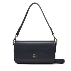 Torebka Tommy Hilfiger. Niebieskie torebki klasyczne damskie Tommy Hilfiger, bez wzorów, bez dodatków. Za 509.99 zł.