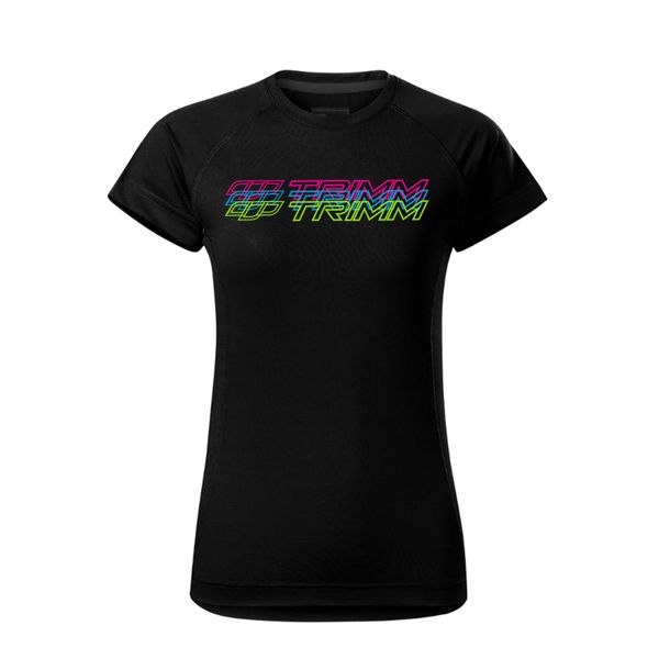 Koszulka Trimm DESTINY LADY. Czarne bielizna termoaktywna damska TRIMM, bez wzorów. W wyprzedaży za 70.00 zł.