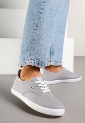 Jasnoszare Basicowe Tenisówki Vices Hallriva. Szare trampki i tenisówki damskie Renee, bez wzorów, z jeansu. Za 44.99 zł.