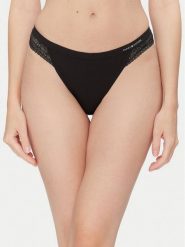 Tommy Hilfiger Stringi UW0UW02473 Czarny. Czarne stringi damskie Tommy Hilfiger, l, bez wzorów, z syntetyku. Za 59.99 zł.