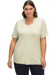 WITT WEIDEN Koszulka w kolorze kremowym rozmiar: 50. Brązowe bluzki damskie WITT WEIDEN, bez wzorów, bez kołnierzyka, bez ramiączek. Za 47.82 zł.