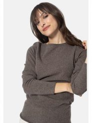 AUTHENTIC CASHMERE Kaszmirowy sweter "Criou" w kolorze szarobrązowym rozmiar: L. Szare swetry klasyczne damskie AUTHENTIC CASHMERE, l, z kaszmiru, bez kołnierzyka. Za 296.15 zł.