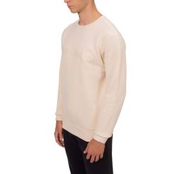 Sweter Męski Timberland Crew Neck. Białe swetry męskie Timberland, m, bez wzorów, z bawełny, bez kołnierzyka. Za 369.00 zł.