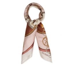 Apaszka Guess. Brązowe apaszki damskie Guess, z aplikacjami. Za 199.99 zł.