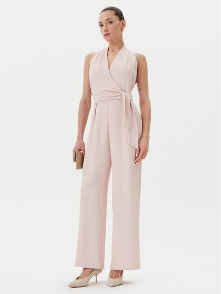 Rinascimento Kombinezon CFC0123773003 Różowy Regular Fit. Czerwone kombinezony damskie RINASCIMENTO, l, bez wzorów, z syntetyku, bez kołnierzyka, bez ramiączek. Za 279.99 zł.