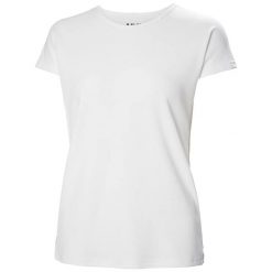 Koszulka damska Helly Hansen Crewline Top. Białe t-shirty damskie Helly Hansen, xl, bez wzorów, z materiału, bez kołnierzyka. Za 234.20 zł.
