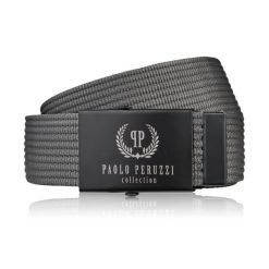 Pasek do spodni męski 125 cm klasyczny pasek parciany grafitowy Paolo Peruzzi PW-28-125. Szare paski męskie bez wzorów, z jeansu, klasyczne. Za 34.00 zł.