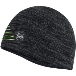 Czapka BUFF DRYFLX® PRO BEANIE LIGHT. Czarne czapki męskie Buff, bez wzorów, sportowe. W wyprzedaży za 131.94 zł.