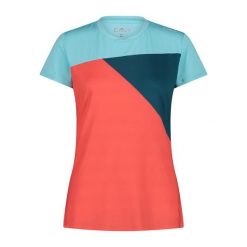 Koszulka damska CMP. Czerwone bluzki sportowe damskie CMP, xs, z materiału, bez kołnierzyka, bez ramiączek. Za 163.50 zł.