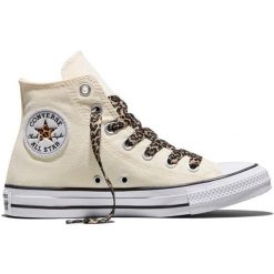 Buty sportowe Converse Chuck Taylor All Star. Brązowe buty sportowe na co dzień damskie Converse, bez wzorów, z materiału. Za 590.00 zł.