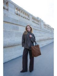 Maison héritage PARIS Skórzany shopper bag "Cruza" w kolorze jasnobrązowym - 31 x 42 x 16 cm rozmiar: onesize. Brązowe shopper bag damskie maison héritage PARIS, bez wzorów, z materiału, na ramię, bez dodatków. Za 391.99 zł.