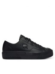 KARL LAGERFELD Trampki Kampus Max Iii KL50470N Czarny. Czarne trampki i tenisówki męskie Karl Lagerfeld, bez wzorów, ze skóry, bez zapięcia. Za 794.99 zł.