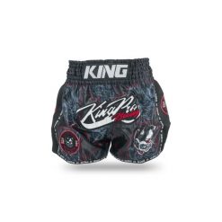 Szorty do boksu tajskiego King Pro Boxing Demon 1. Czarne szorty damskie KING PRO BOXING, bez wzorów, sportowe. Za 327.50 zł.