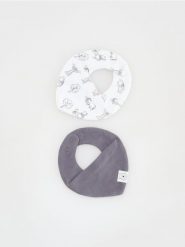 Szalik 2 pack Kubuś Puchatek - złamana biel. Szaliki dziecięce Reserved, z bawełny, bez ramiączek. W wyprzedaży za 22.99 zł.