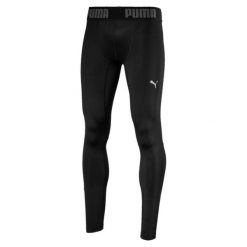 Legginsy Puma Energy Tech. Czarne spodnie sportowe męskie Puma, z materiału. Za 212.45 zł.