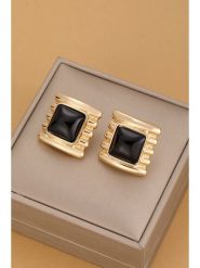 Atelier MIU Pozłacane kolczyki-wkrętki rozmiar: onesize. Czarne kolczyki damskie atelier MIU, pozłacane. Za 34.99 zł.