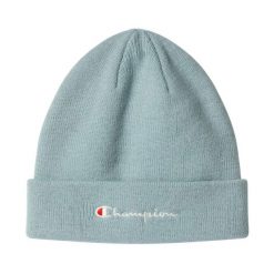 Czapka Champion Beanie Cap 806064. Niebieskie czapki męskie CHAMPION, na zimę, bez wzorów, sportowe. Za 54.90 zł.