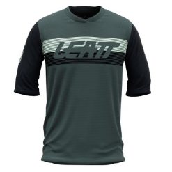Koszulka rowerowa MTB męska Leatt Enduro 3.0 V22 Ivy. Zielone t-shirty sportowe męskie LEATT, m, z jersey, bez ramiączek, rowerowe. Za 239.60 zł.