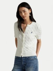 Polo Ralph Lauren Kardigan 211966720001 Biały Slim Fit. Białe kardigany damskie Polo Ralph Lauren, xs, bez wzorów, z bawełny. Za 989.99 zł.