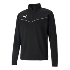 Męska Bluza Team Rise. Czarne bluzy bez kaptura męskie Puma, m. Za 198.99 zł.
