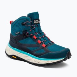 Buty trekkingowe damskie Jack Wolfskin Terraventure Texapore Mid. Niebieskie obuwie trekkingowe damskie Jack Wolfskin. Za 539.99 zł.