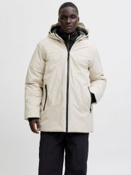 Jack & Jones Parka "Planet" w kolorze kremowym rozmiar: S. Brązowe parki męskie Jack & Jones, s, bez wzorów. Za 244.22 zł.